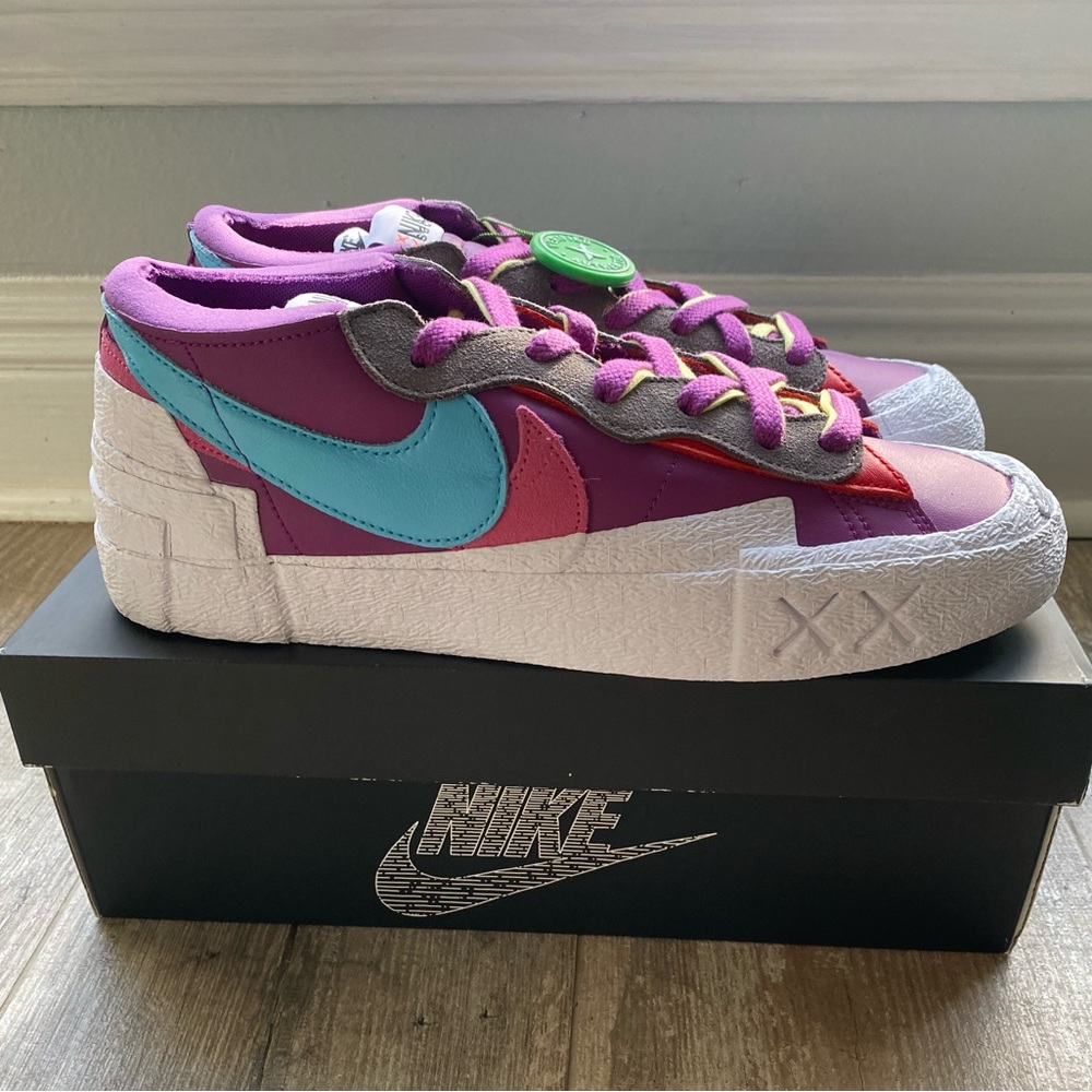 Nike Blazer Low sacai KAWS Purple Dusk, size 11.5